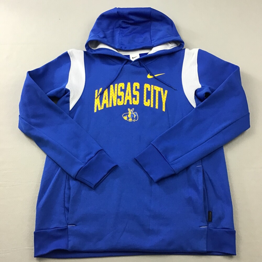 University of Missouri-Kansas City Hoodie Men M Blue Nike Therma-Fit Pullover